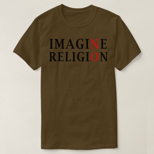 Keine Religion T-Shirt (Design vorne)