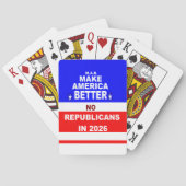 "KEINE Republikaner" Spielkarten (Rückseite)