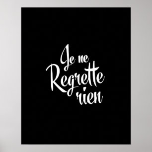 Keine Reue Je ne Regrette Rien Poster