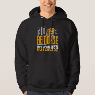 Keine Reue Keine Rückseite Walkman-Kassette Vintag Hoodie