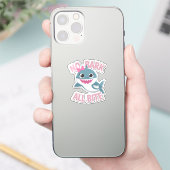 Keine Rinde Bite Hai gürtig Coquette-Bug Aufkleber (Telefon)