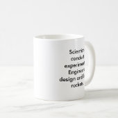 Keine Rocket-Wissenschaftler-Tasse Kaffeetasse (VorderseiteRechts)