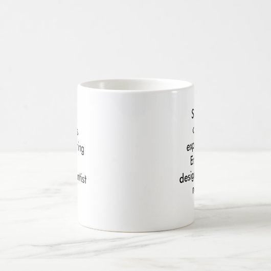 Keine Rocket-Wissenschaftler-Tasse Kaffeetasse (Mittel)