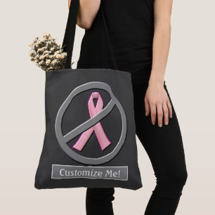Keine rosa Ribbons mehr! Poster Tasche