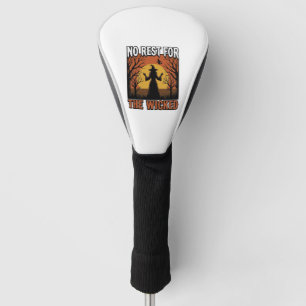 Keine Ruhe für die Bösen Vintage Hexe Halloween De Golf Headcover