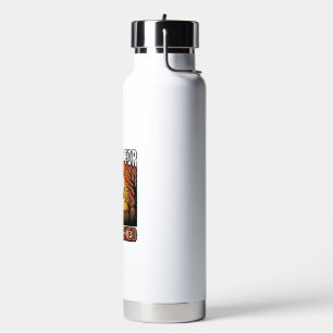 Keine Ruhe Für Die Bösen Vintage Hexe Halloween De Trinkflasche