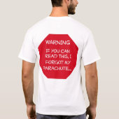 Keine Rutsche T-Shirt (Rückseite)