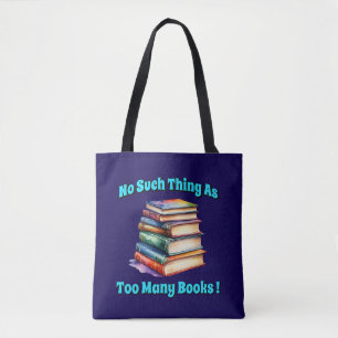Keine Sache mit zu vielen Büchern! Tasche