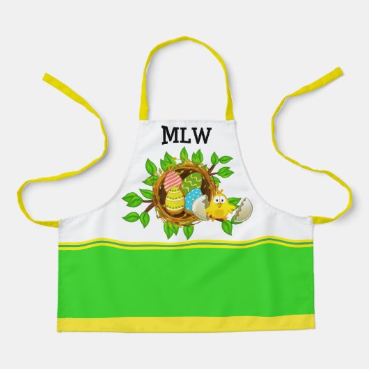 Keine Scallop Adorable SPRING Cookies Schürze (Vorderseite)