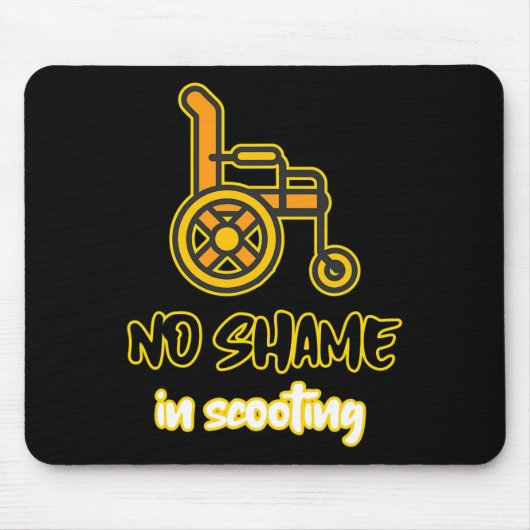keine Schande, Menschen mit Behinderung zu bejamme Mousepad (Vorne)