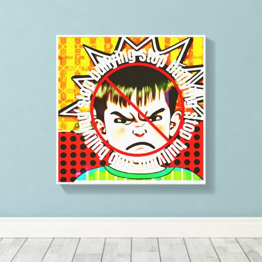 Keine Schikanen Leinwanddruck (Insitu (Holzboden))