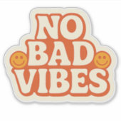 Keine schlechten Sonden - Retro-Aufkleber für posi Aufkleber (Vorderseite)