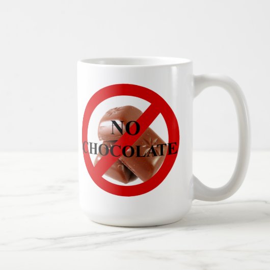 Keine Schokolade Kaffeetasse (Rechts)