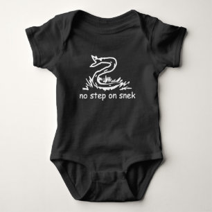Keine Schritte auf snek memes Gadsden parody SnekR Baby Strampler