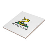 Keine Schritte auf snek memes Gadsden parody SnekR Fliese (Seite)