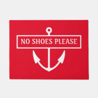 Keine Schuhe, bitte Dock Mat.