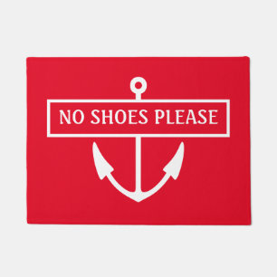 Keine Schuhe, bitte Dock Mat. Fußmatte