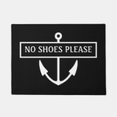 Keine Schuhe, bitte Dock Mat. Fußmatte (Vorderseite)