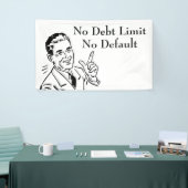 Keine Schulden, kein Standard Banner (Messeveranstaltung)