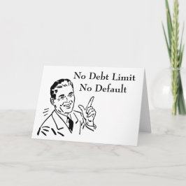 Keine Schulden, kein Standard Karte