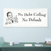 Keine Schulden, keine Standardeinstellung Banner (Messe)