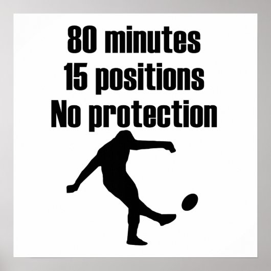 Keine Schutzvorkehrungen Poster (Vorne)