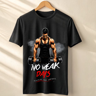 Keine schwachen Tage Gym T-Shirt – Savage Workout