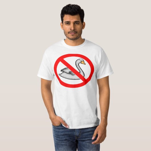 keine Schwäne T-Shirt (Vorne ganz)