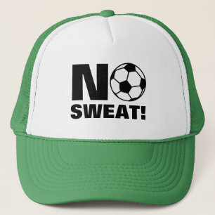 Keine Schweiß-Fußball-Zitat-Trucker-Mütze lustig Truckerkappe