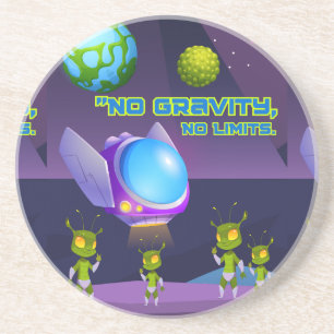 Keine Schwerkraftgrenzwerte Getränkeuntersetzer