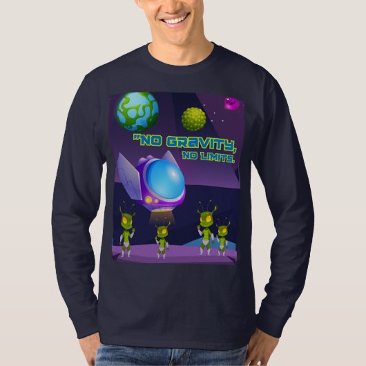Keine Schwerkraftgrenzwerte T-Shirt (Vorderseite)