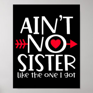Keine Schwester wie die, die ich habe, lustige Fam Poster