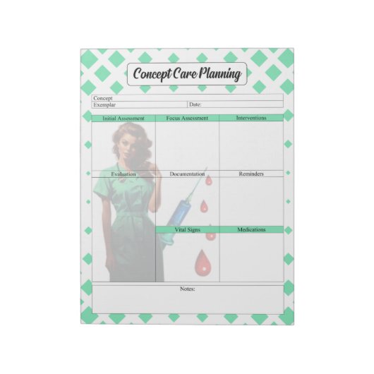 Keine Selbstgefälligkeit - Planung der Concept Car Notizblock (Rotiert)