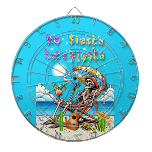 Keine Siesta Let's Fiesta Dartscheibe