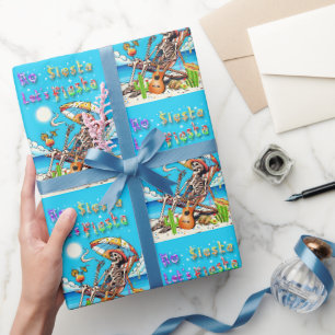 Keine Siesta Let's Fiesta Geschenkpapier