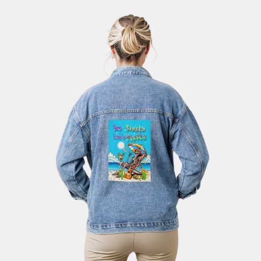 Keine Siesta Let's Fiesta Jeansjacke (Modell)