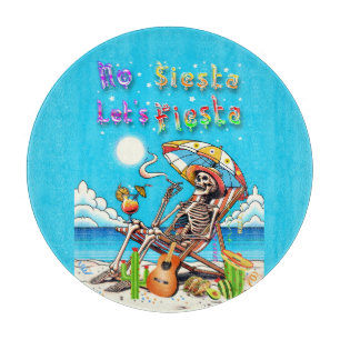 Keine Siesta Let's Fiesta Schneidebrett