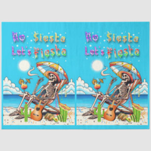Keine Siesta Let's Fiesta Seidenpapier