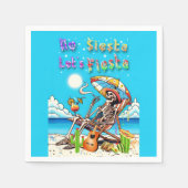 Keine Siesta Let's Fiesta Serviette (Vorderseite)