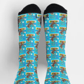 Keine Siesta Let's Fiesta Socken (Oben)