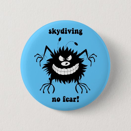 keine skydiving Furcht Button (Vorderseite)