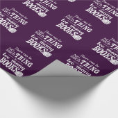 Keine solche Sache wie zu viele Bücher Geschenkpapier (Ecke)