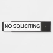 KEINE SOLIZITÄT TÜRSCHILD (Vorderseite )