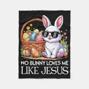 Keine sonnigen Lieben wie Jesus Religiöser Osterta Fleecedecke