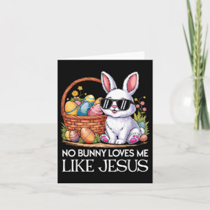 Keine sonnigen Lieben wie Jesus Religiöser Osterta Karte