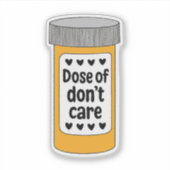 Keine Sorge Aufkleber (Vorderseite)