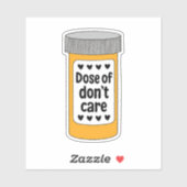 Keine Sorge Aufkleber (Blatt)