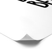 Keine Sorge Beach Happy Funny Summer Pun Poster (Ecke)