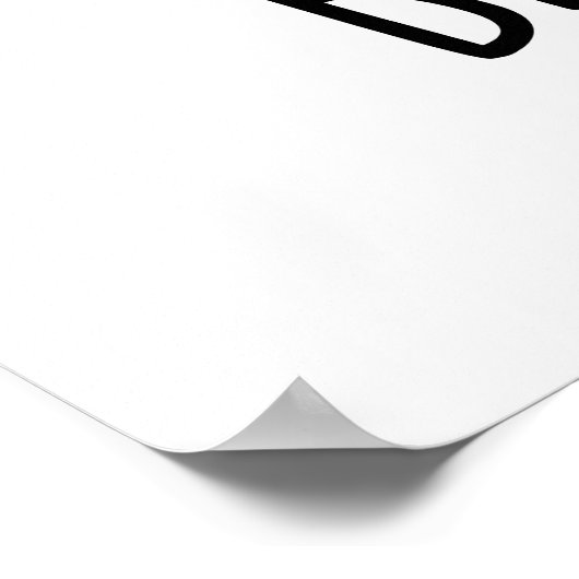 Keine Sorge Bee Happy Funny Bee Pun Poster (Ecke)