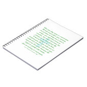 Keine Sorge - Bete und schau dir ein Notebook an Notizblock (Linke Seite)